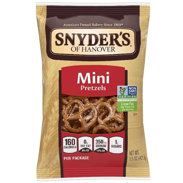 Snyders Of Hanover Snyder's Of Hanover Fat Free Mini Twist Pretzels 1.5 oz. Bag, PK60 22170 - main